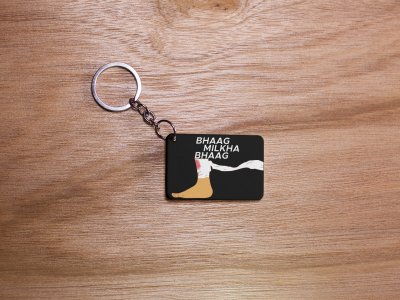 Bhaag Milkha Bhaag - Black - Designable Dialogues Keychain (Combo Set Of 2)