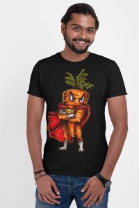 Super carrot -round crew neck cotton tshirts for men