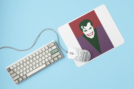 DC villain joker (BG Violet) - Printed animated creature Mousepads