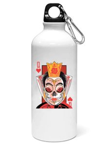 Rose in Devils Eyes - Printed Sipper Bottles For Animation Lovers