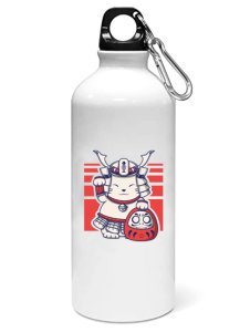 Maneki Neko lucky cat - Printed Sipper Bottles For Animation Lovers