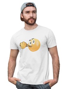 Full Chill Emoji T-shirt (White) - Clothes for Emoji Lovers -Foremost Gifting Material for Your Friends and Close Ones