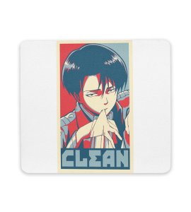 Captain's Gaze: Levi Ackerman's Intensity on an Exclusive Anime Mouse Pad