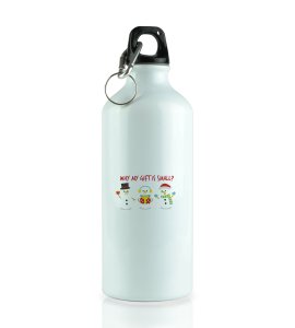 Snowman Talks: Cute Designer Sipper Bottle by (brand) Best Gift For Boys Girls