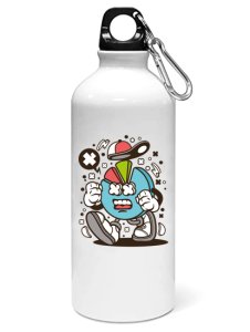 Piediagram- Sipper bottle of illustration designs