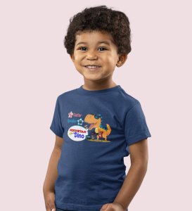 Rockstar Dino, Boys Printed Crew Neck T-Shirt