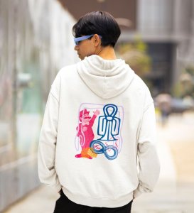 The Magician White Back Printed Graphic Hoodies