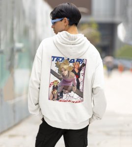 The Wind Master with a Tale of Courage and Loyalty Printed White Cotton Hoodie For Men