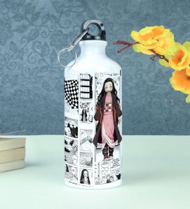 The Siblings Nezuko and Tanjiro Bond Manga Printed Sipper Bottles