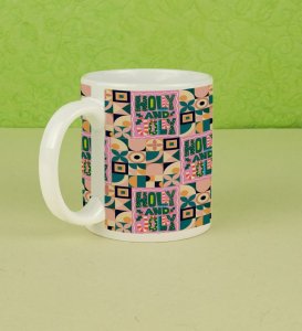 Cozy Up with Holy and Jolly Christmas Cheer Full Printed Coffee Mug