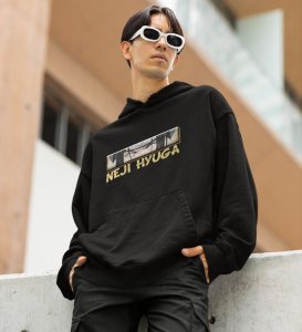 Protectors Eye Determined and Strong Cotton Black Hoodie for Men